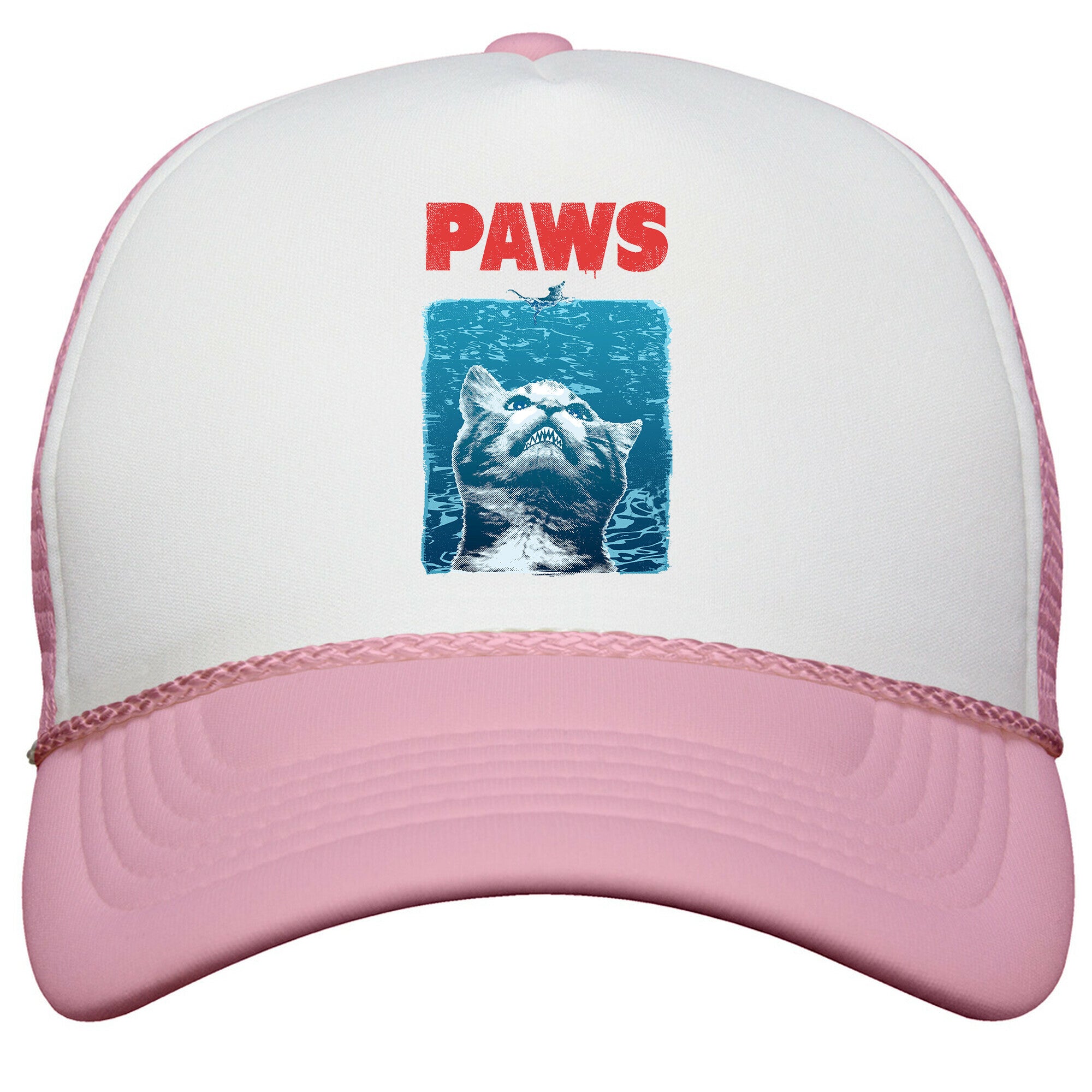 PAWS \(Jaws Parody\) Snapback Trucker Hat